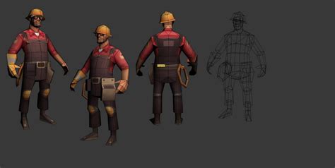 Unico Interaction Low Polygon Modelling Reference Tf2