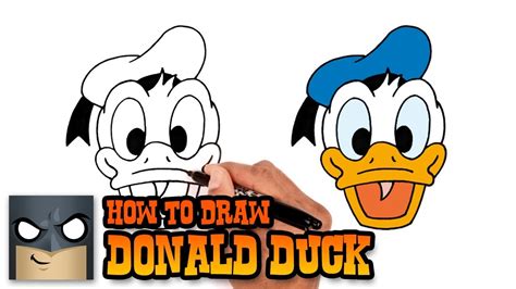 How To Draw Donald Duck Disney Youtube