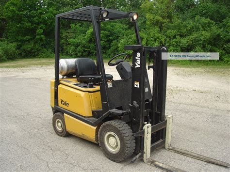 Yale Forklift Lp Gas 3000 Lbs Lift
