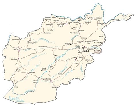 Afghanistan Map Gis Geography