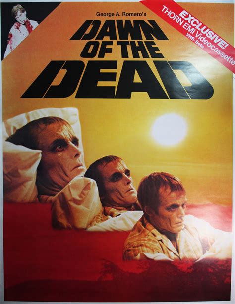 Little Shop Of Horrors Dawn Of The Dead 1978 Thorn Emi Home Video Poster
