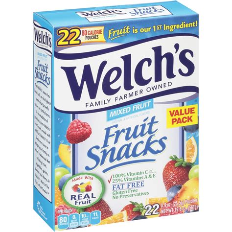 Welchs Mixed Fruit Snacks 22 Ct 198 Oz Shipt