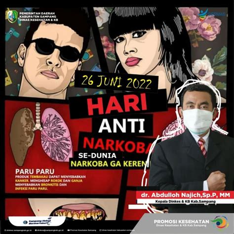 Hari Anti Narkoba Sedunia Dinas Kesehatan Dan Kb Kabupaten Sampang