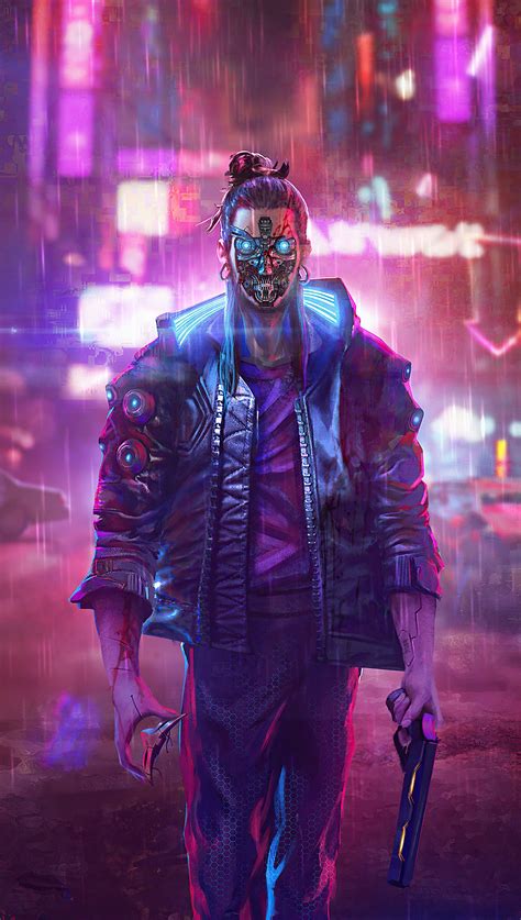 Man In The City Cyberpunk 2077 Wallpaper 5k Hd Id7124