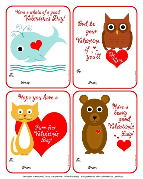 Printable Valentines Day Card For Kids