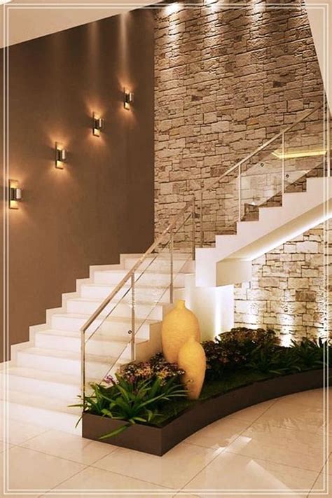Escaleras Para Interiores Diseños Modernos De Cemento Madera
