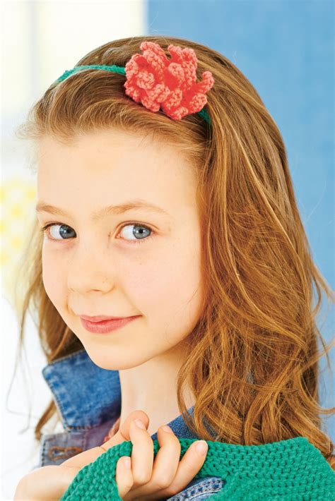 The most common knit floral pattern material is cotton. Girls Flower Hairband Knitting Pattern | The Knitting ...
