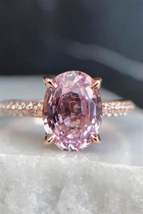 21 unique engagement rings that stand out from the crowd in 2020 with images pink diamond