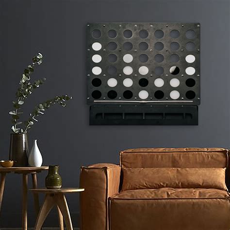 Metal Wall Connect Four Game Board Connect Four Game Etsy