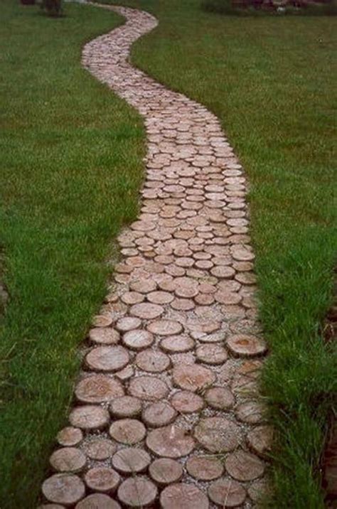30 Simple And Affordable Wooden Garden Path Ideas Garden Pathway