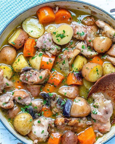 Stir in chicken and cook about 1 minute. Chicken Stew | Recipe in 2020 | Stew chicken recipe, Clean ...