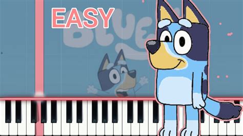 Bluey Theme Song Easy Piano Tutorial Simple Piano Accordi Chordify