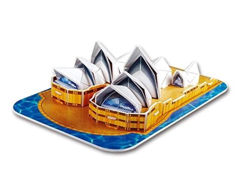 For 1 or more players. 3D klein puzzle: Opernhaus Sydney Cubicfun gebäude puzzle
