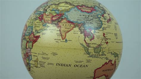 Rotating Globe World Political Map Top View By Vf Videohive Gambaran