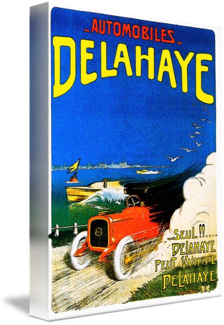 Delahaye Automobiles ~ Vintage Auto Advertisement by Johnny Bismark