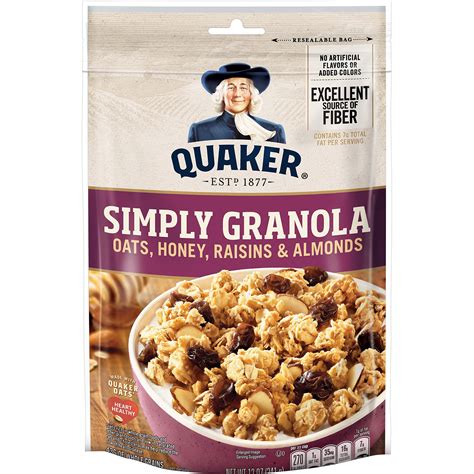 Quaker Simply Granola Cereal, 34.5 oz 1 PIECE 67608.50 | American ...