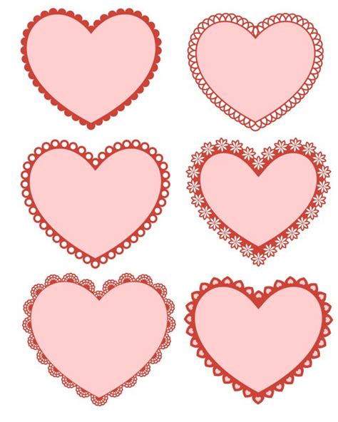 Free Printable Valentine Cards Hearts

