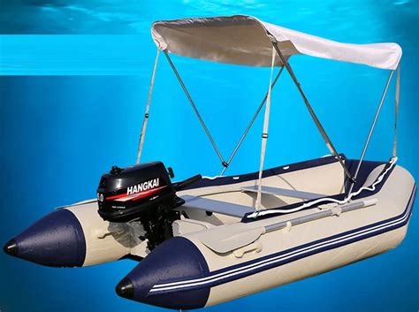Inflatable Boat Inflatable Rafting Fishing Dinghy Tender Pontoon Boat