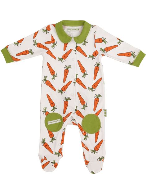 Carrot Sleepsuit Funky Baby Clothes Baby All In One Baby Clothes