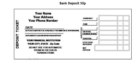 For bank customers, a deposit slip serves as a de facto receipt that the bank properly accounted for the funds and deposited the correct amount and into the correct account. Digital Literacy