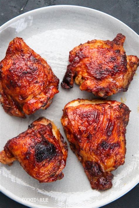 How To Make Barbecued Oven Baked Chicken Thighs