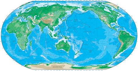 World Color Map Barrel Shaped