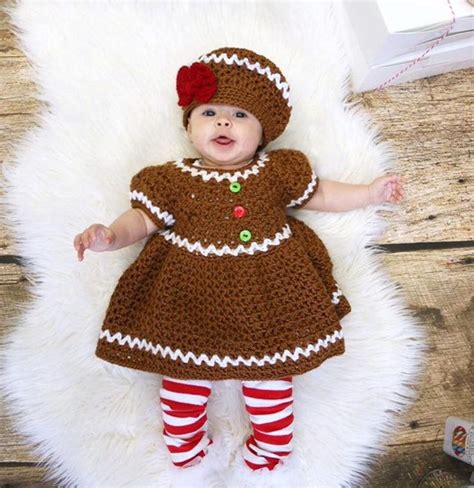 Crochet Pattern Gingerbread Dress Crochet Christmas Dress Etsy In