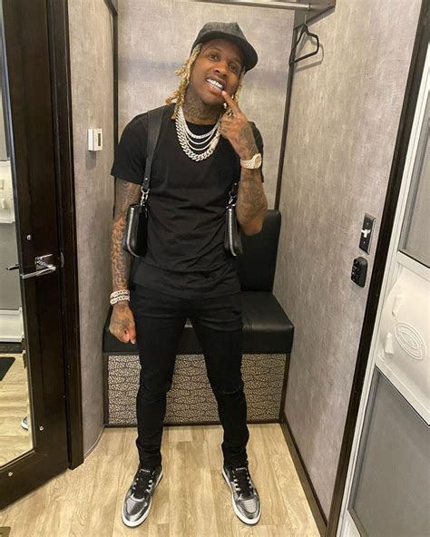 amiri slim fit jeans of lil durk on the instagram account durkioworld spotern