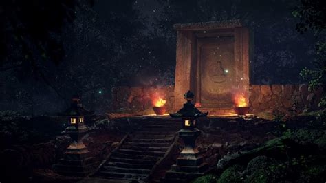 Mystical Japanese Shrine In Enchanted Woods Fantasy Ambience Asmr