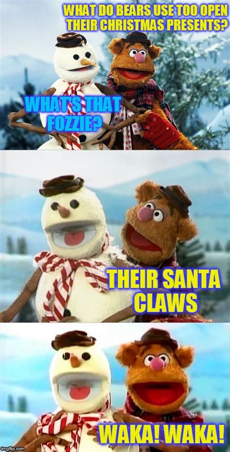 Christmas Puns With Fozzie Bear Imgflip