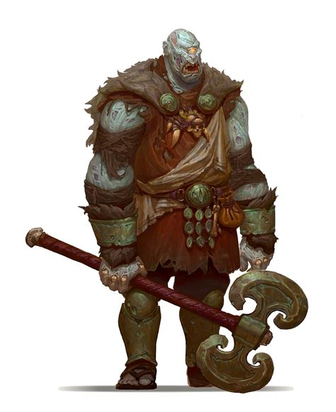 Male Juju Zombie Cyclops Fighter Pathfinder Pfrpg Dnd Dandd 35 5e 5th Ed D20 Fantasy Dungeons