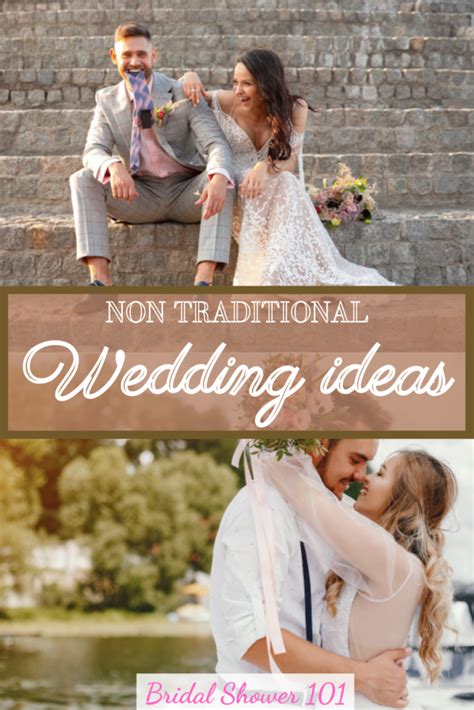 10 Non Traditional Wedding Ideas Bridal Shower 101
