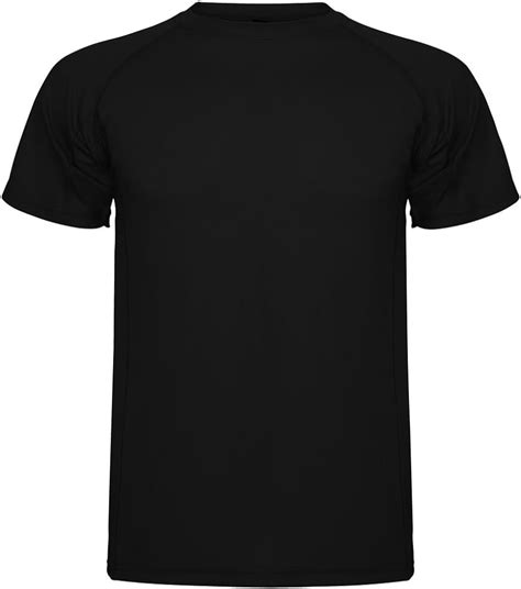 Roly Camiseta Técnica Para Hombre Montecarlo Negra Amazones Ropa Y