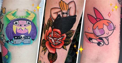 21 Tatuajes Inspirados En Caricaturas De Cartoon Network
