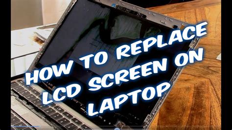 Easy Way How To Fix A Broken Laptop Lcd Screen Youtube