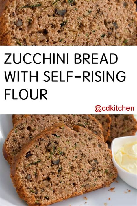 Very good 4.8/5 (8 ratings). Zucchini Bread With Self-Rising Flour | Recipe | Vanilla, Zucchini and Eggs