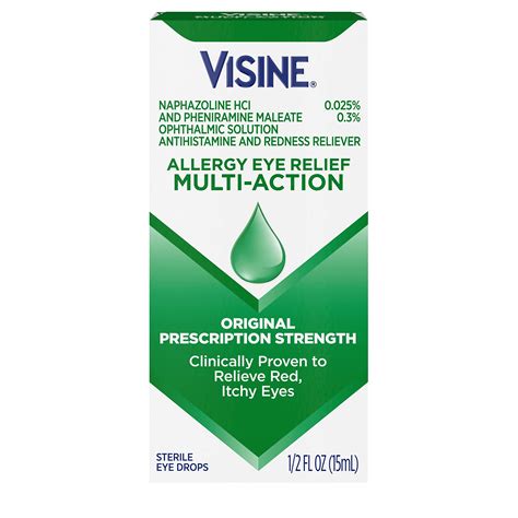 Visine Allergy Eye Relief Multi Action Antihistamine Redness