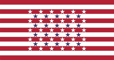 United States Flag But The Stars Are In The Stripes Vexillology