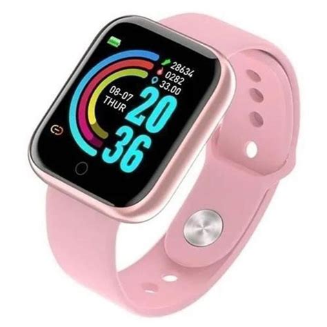 Relógio Smartwatch D20 Y68 Pro Bluetooth Rosa Netshoes