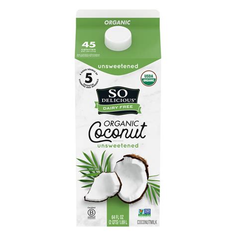 Save On So Delicious Dairy Free Coconut Milk Beverage Unsweetened