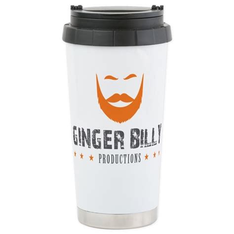 Ginger Billy Logo 16 Oz Stainless Steel Travel Mug Ginger Billy Logo