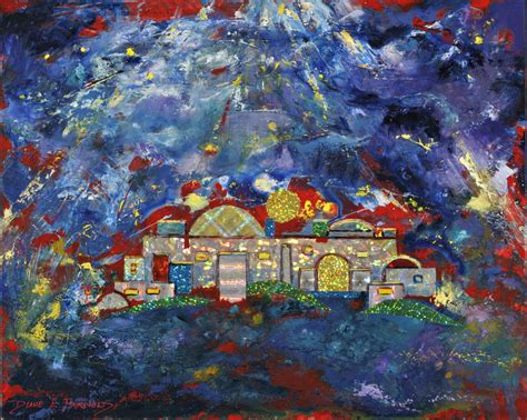 Painting New Jerusalem Original Art By Diane Fairfield Art