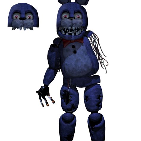 Withered Bonnies Face V2 By Kingofbut On Deviantart