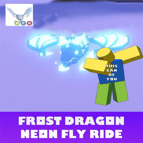 Adopt Me Nfr Frost Dragon Neon Fly Ride Buy On Ggheaven