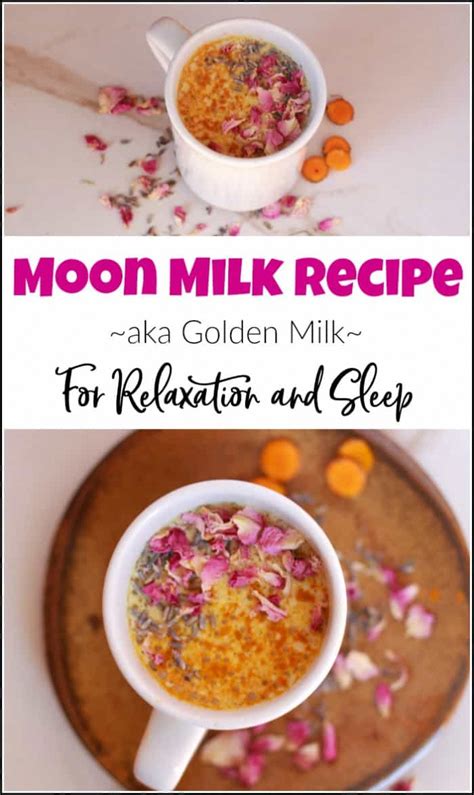 Moon Milk Is Also Known As Golden Milk Or Turmeric Tea This Anti