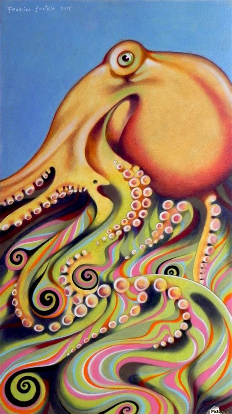 Psychedelic Octopus Federicocortese