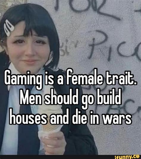 gaming is a female trait men should go build houses and die in wars seo title