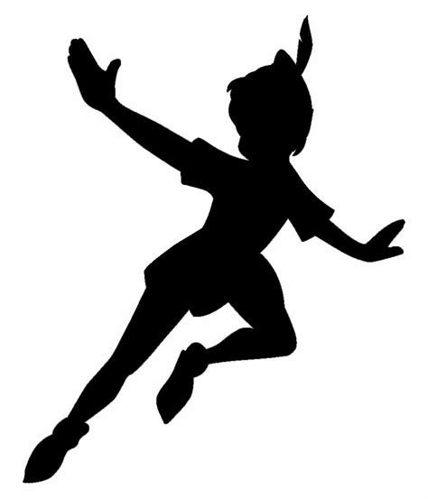 Siluetas De Personajes Disney Para Imprimir Gratis Peter Pan
