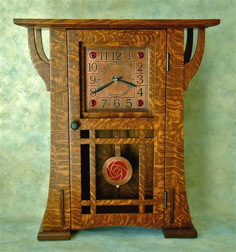 Arts And Crafts Clock By Tjcross ~ Woodworking Community
