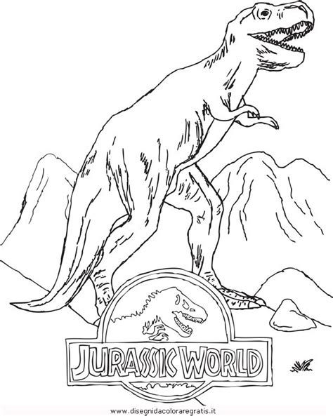 Jurassic World Da Colorare E Stampare Disegni Da Colorare Di Jurassic